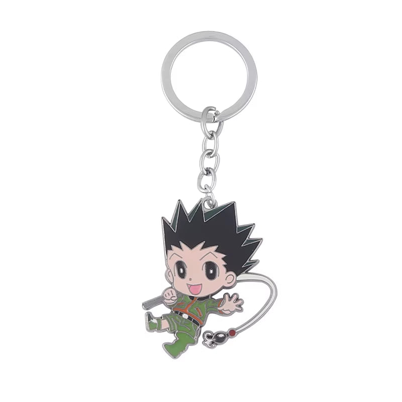 Anime Hunter X Hunter Keychain License Card Metal Badge Pendant Key Chain Holder Men Gift Jewelry Choker Chaveiro Pendant