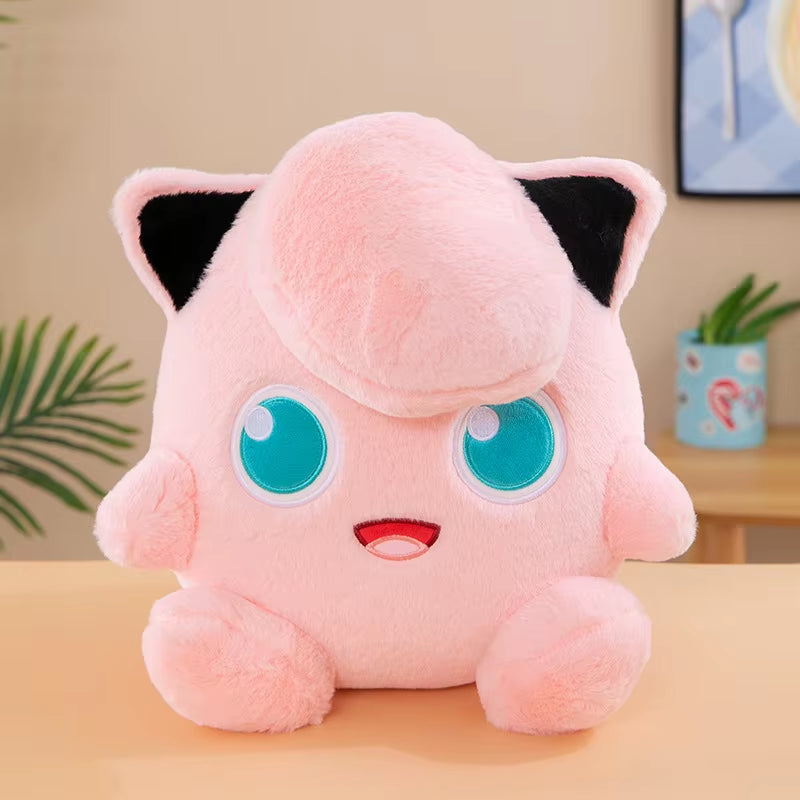 25-40Cm Lovely Plush Jigglypuff Doll Soft Stuffed Pokémon Jigglypuff Plush Toy Anime Pokémon Pillow Children'S Birthday Gifts