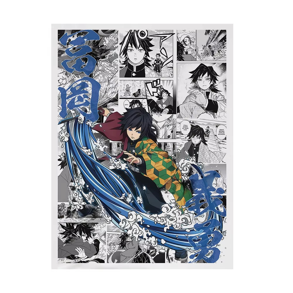 Demon Slayer Wall Art Poster Demon Slayer Canvas Art Prints Demon Slayer Wall Decor Picture Demon Slayer Canvas Painting