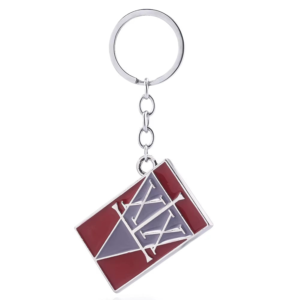 Anime Hunter X Hunter Keychain License Card Metal Badge Pendant Key Chain Holder Men Gift Jewelry Choker Chaveiro Pendant