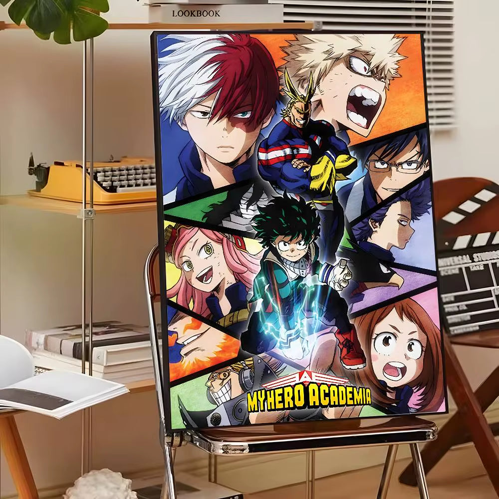My Hero A-Academia Deku Classic Movie Poster Canvas HD Aesthetic Printing Paper Wall Art for Living Room Bar Fashion Home Decor