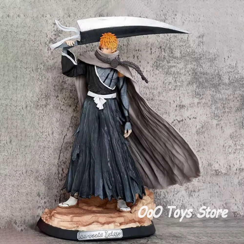 Anime Bleach Figure Kurosaki Ichigo Action Figures Pvc Statue Desktop Ornamen Collection Model Toys Gifts 33Cm