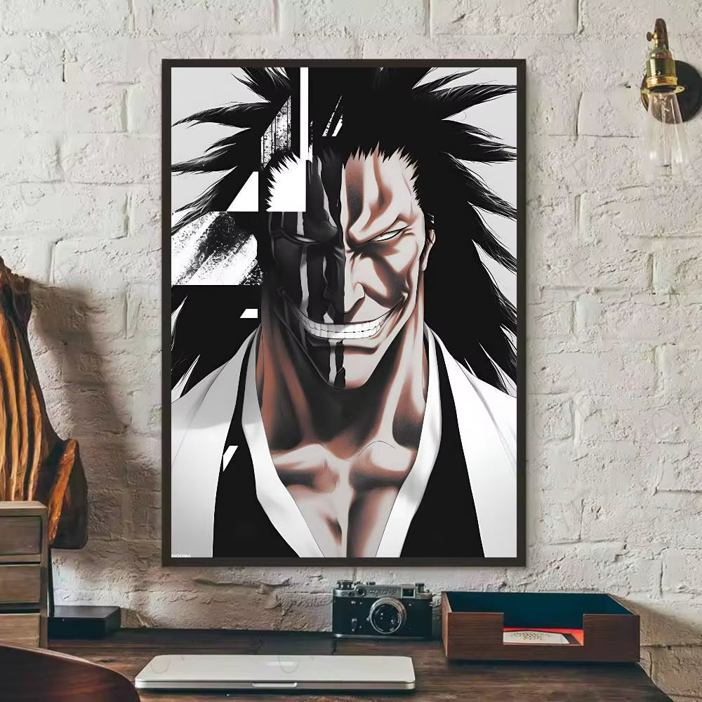 1PC Anime Bleach Poster Self-Adhesive Art Waterproof Paper Sticker Coffee House Bar Room Wall Decor