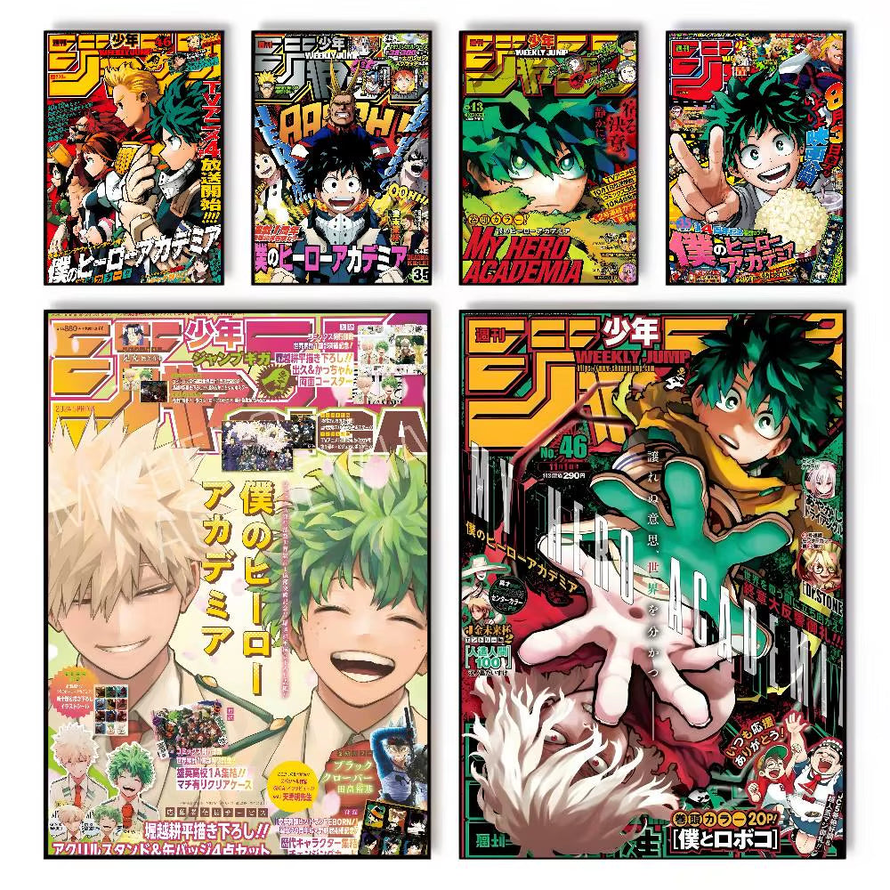 My Hero A-Academia Deku Classic Movie Poster Canvas HD Aesthetic Printing Paper Wall Art for Living Room Bar Fashion Home Decor