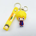Anime Hunter X Hunter Keychain Silicone Figure Car Keychains Key Chain Pendant Keyring Accessories Holder Bag Jewelry Gifts