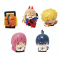 Anime Chainsaw Man Denji Figure Sleeping Position Pochita Power Makima Figure Q Verision Reze Collectile Toy Hayakawa PVC