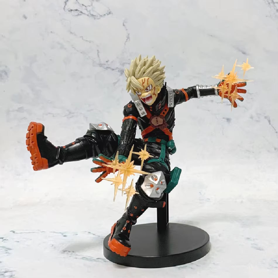 Hot My Hero Academia Anime Figures Midoriya Izuku Bakugou Katsuki Action Model Pvc Statue Desktop Ornament Collection Toys Gift